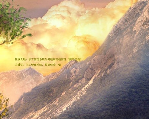 数据之眼:学工管理系统如何破解高校管理“信息孤岛”
关键词:学工管理系统,数据驱动,信