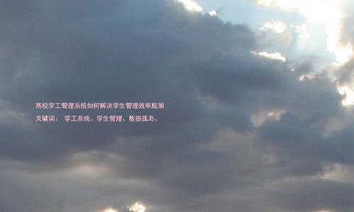 高校学工管理系统如何解决学生管理效率瓶颈
关键词: 学工系统、学生管理、数据孤岛、