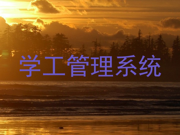 学工管理系统