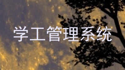 学工管理系统