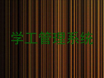 学工管理系统