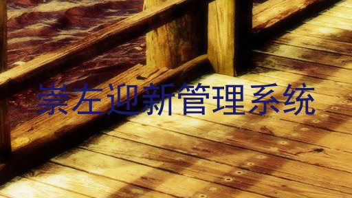 崇左迎新管理系统