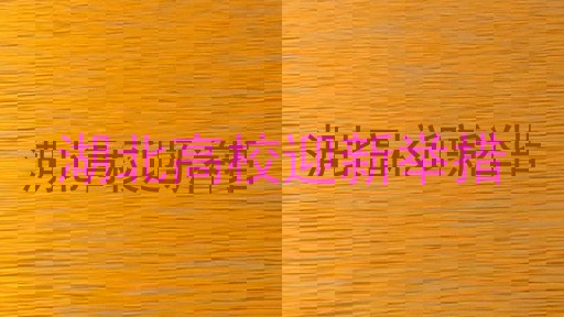 湖北高校迎新举措