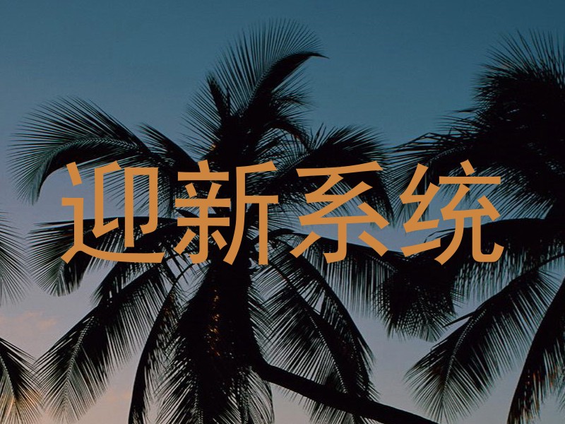 迎新系统