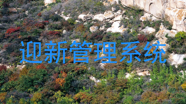 迎新管理系统