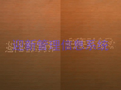 迎新管理信息系统