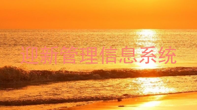 迎新管理信息系统