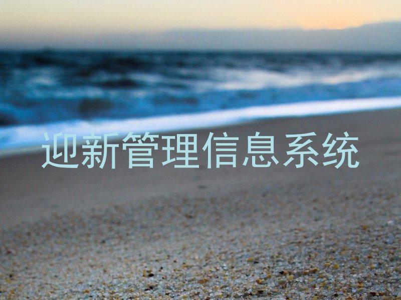 迎新管理信息系统