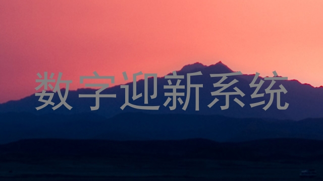 数字迎新系统