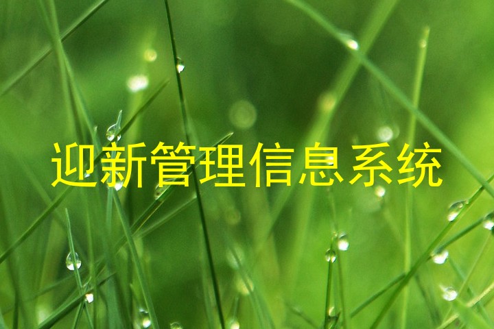 迎新管理信息系统
