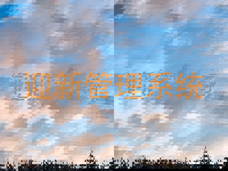 迎新管理系统