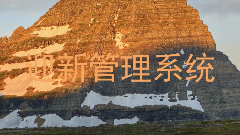 迎新管理系统