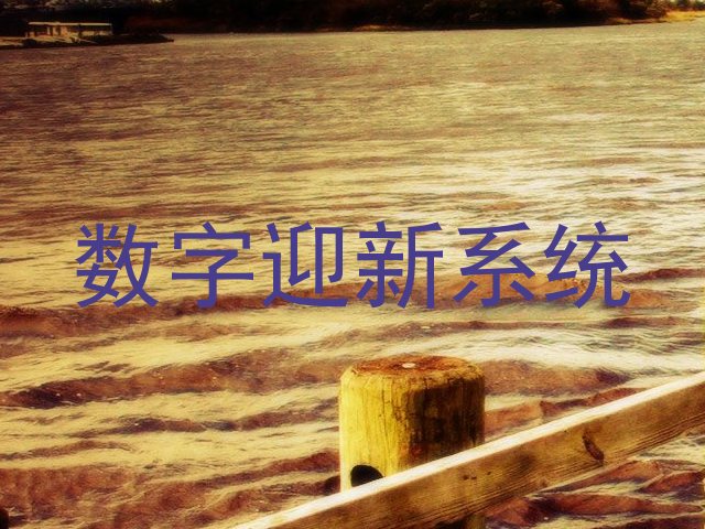 数字迎新系统