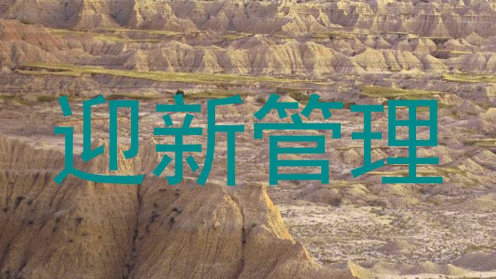 迎新管理