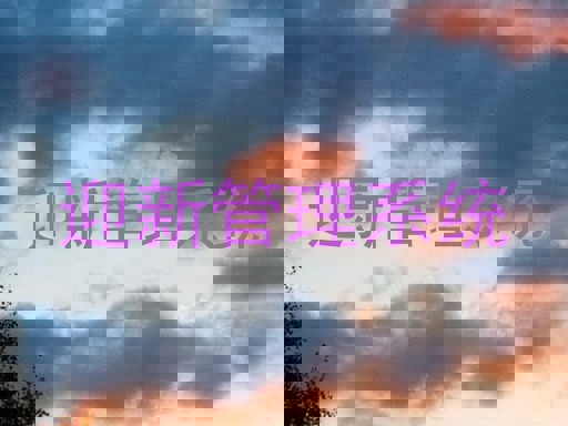 迎新管理系统