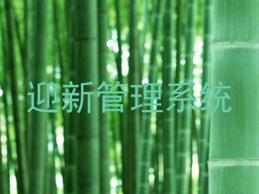 迎新管理系统