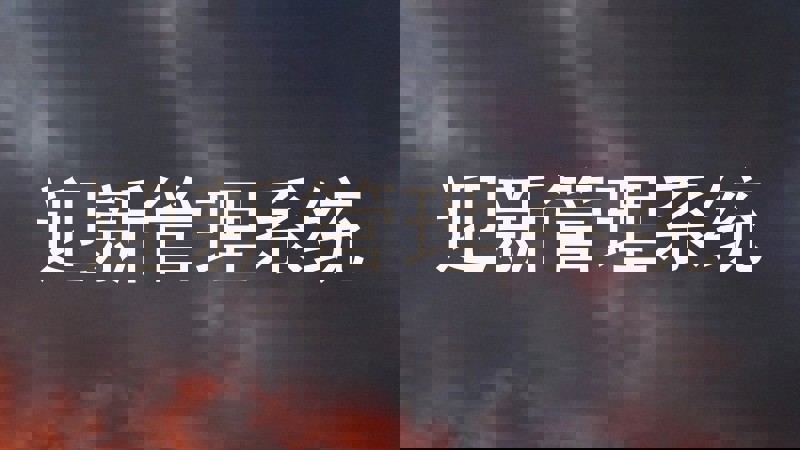 迎新管理系统