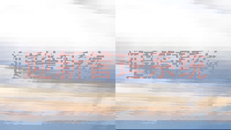 迎新管理系统