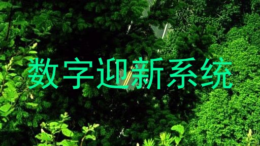 数字迎新系统