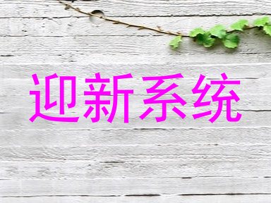 迎新系统