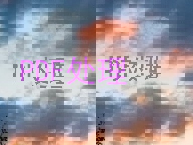 PDF处理