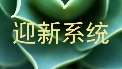迎新系统