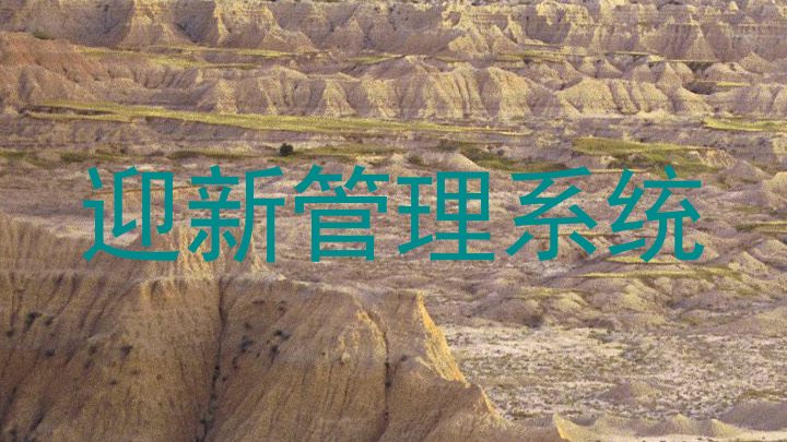 迎新管理信息系统