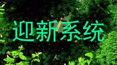 迎新系统