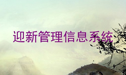 迎新管理信息系统