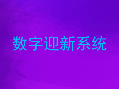 数字迎新系统
