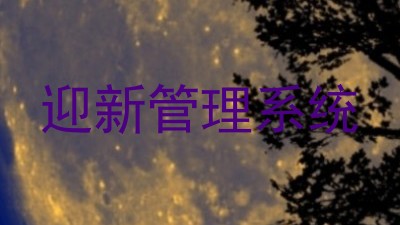 迎新管理系统