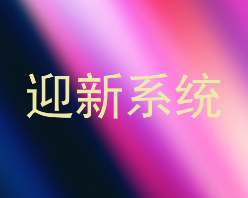 迎新系统