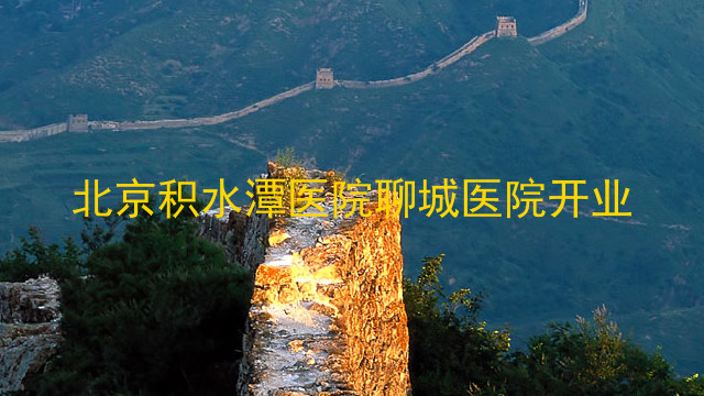 北京积水潭医院聊城医院开业