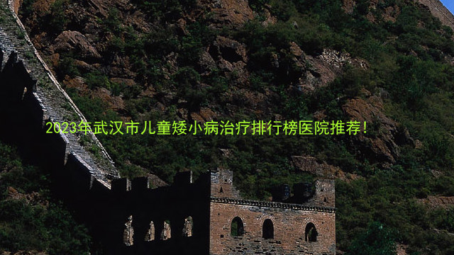 2023年武汉市儿童矮小病治疗排行榜医院推荐!