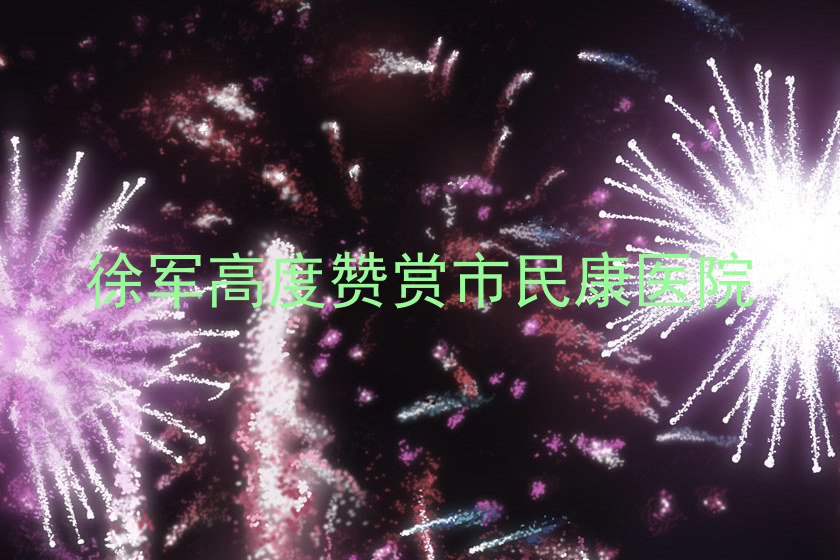 徐军高度赞赏市民康医院