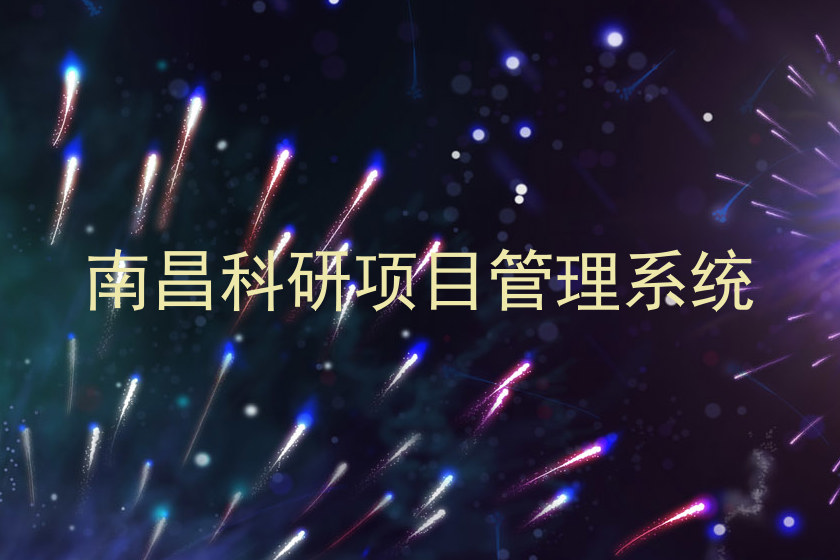南昌科研项目管理系统