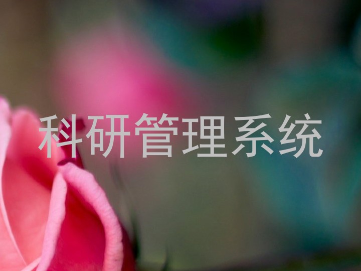 科研管理系统