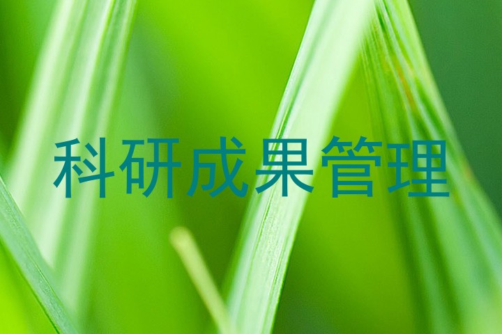 科研成果管理