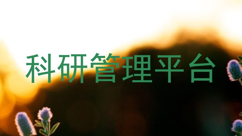 科研管理平台