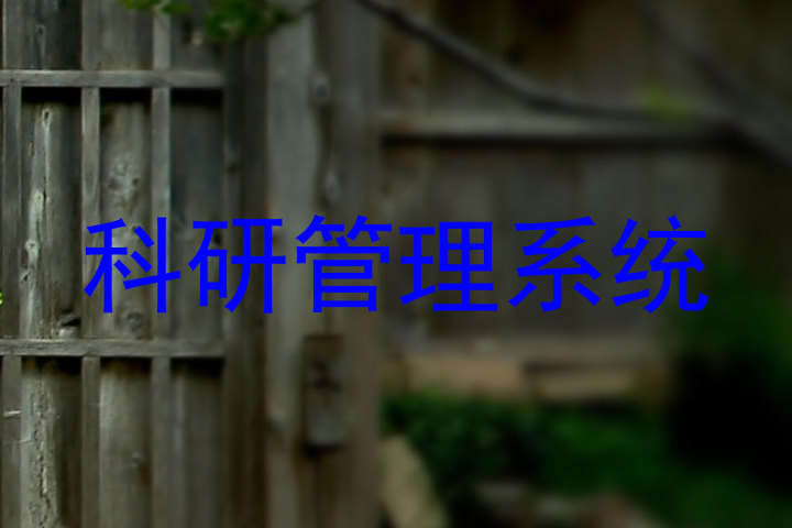 科研管理系统