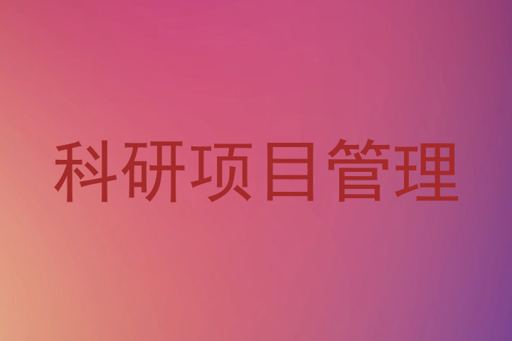 科研项目管理