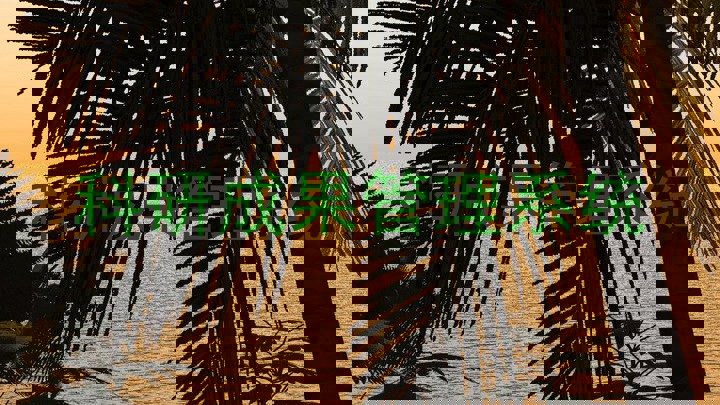 科研成果管理系统