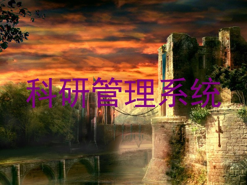 科研管理系统