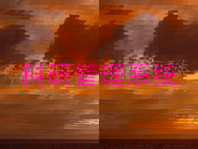 科研管理系统