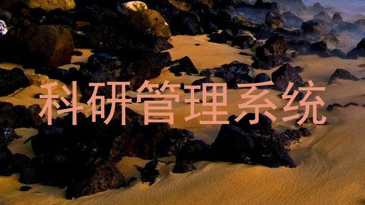 科研管理系统