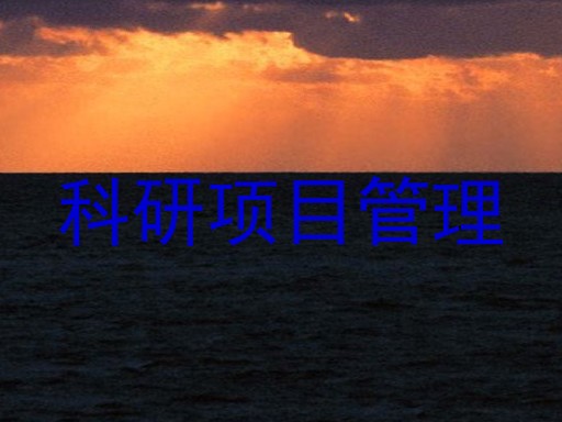 科研项目管理
