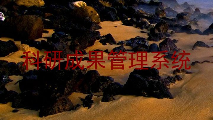科研成果管理系统