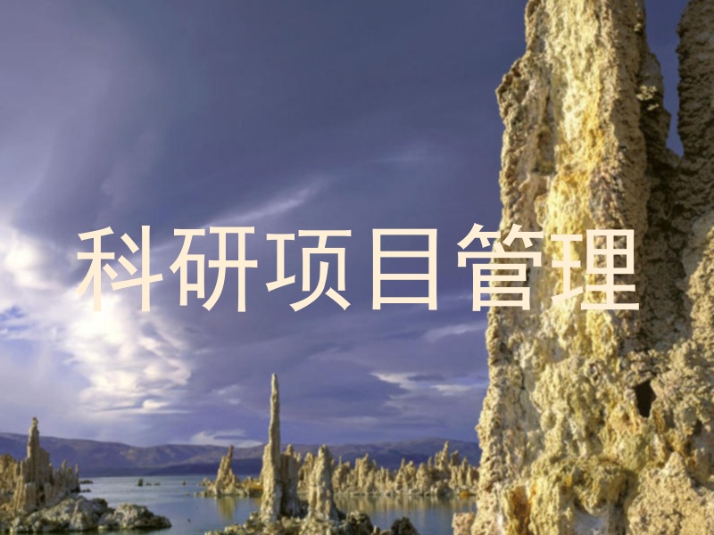 科研项目管理