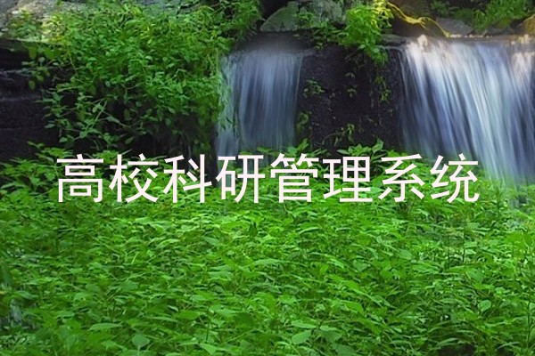 高校科研管理系统