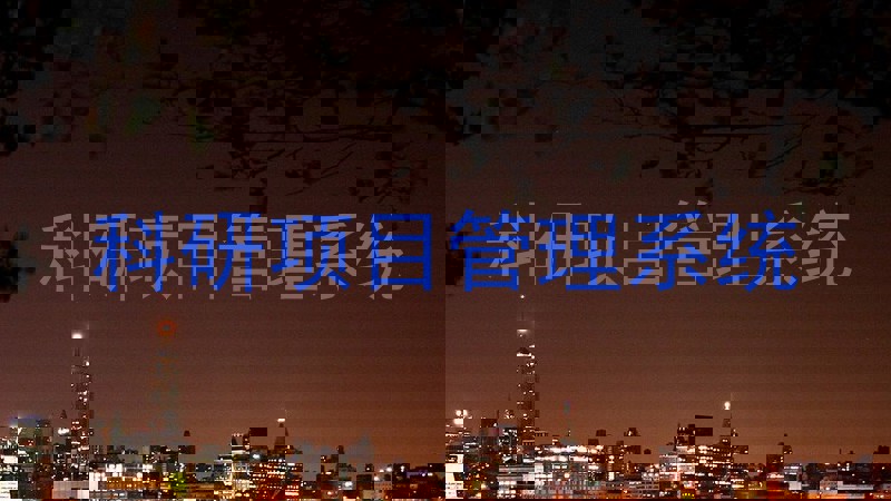 科研项目管理系统